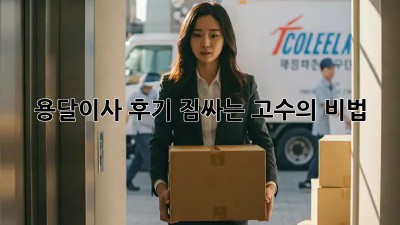 용달이사 후기: 짐싸는 고수의 비법